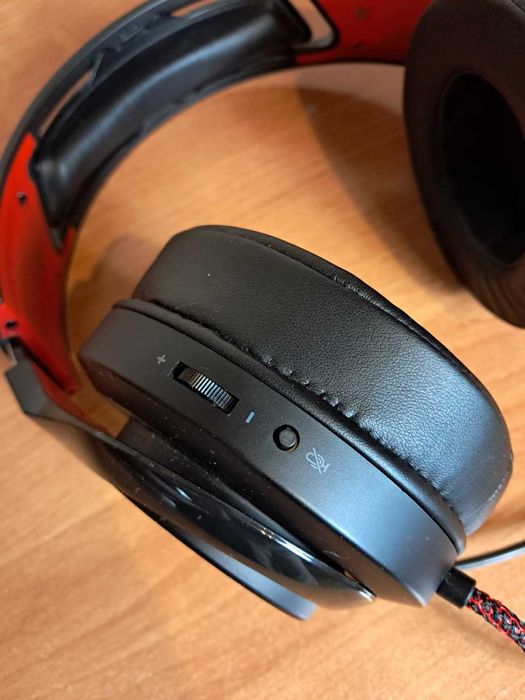 Słuchawki Gamingowe Nauszne Przewodowe Z Mikrofonem Podświetlane