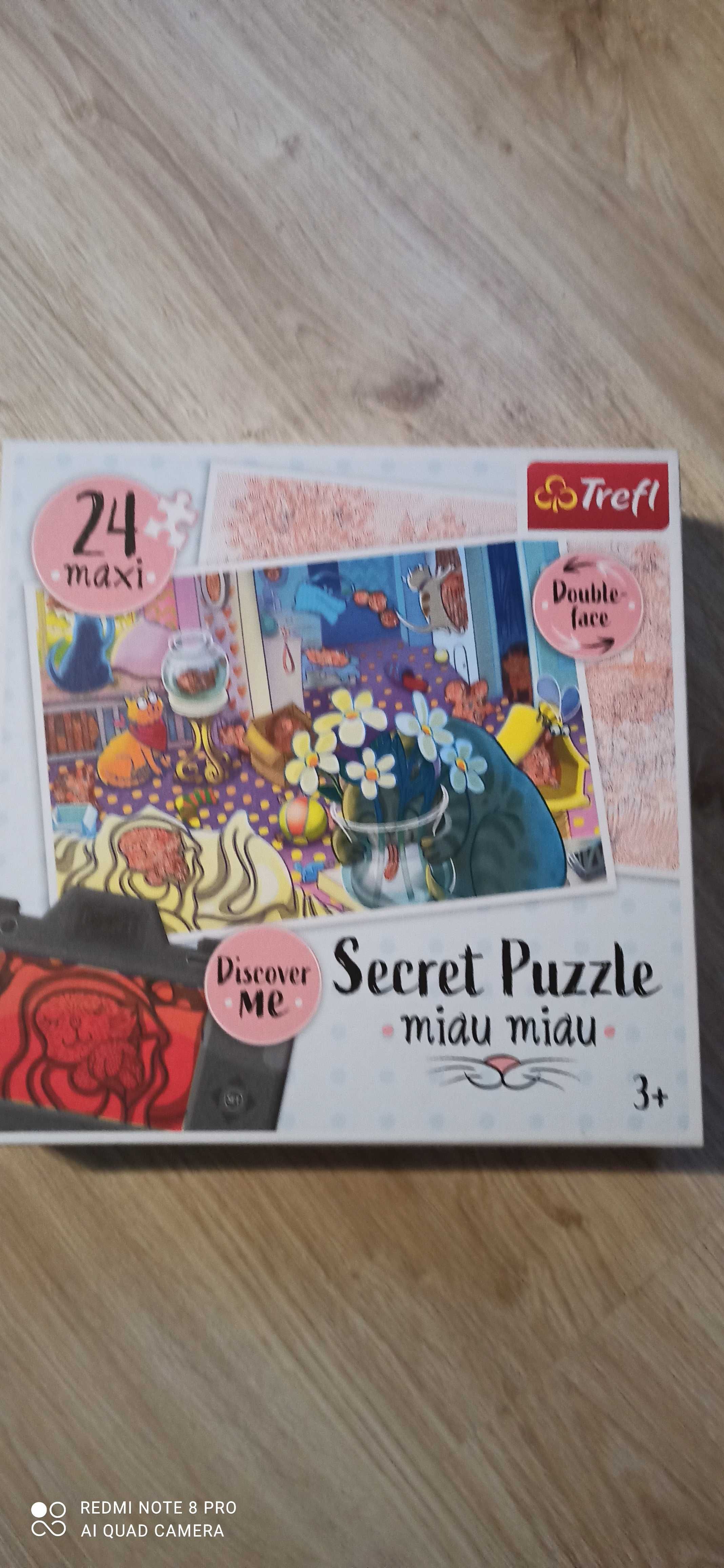 Puzzle Trefl Secret Miau miau Maxi 24 el.