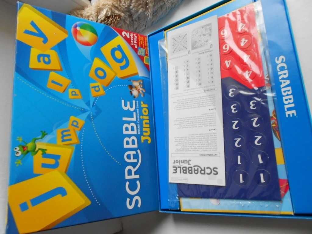 SCRABBLE JUNIOR mattel oryginał gra słowna