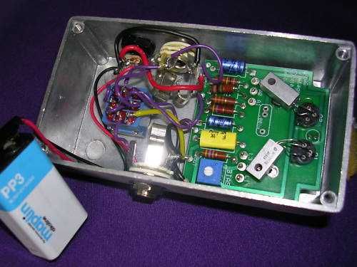Pedal Fuzz - Germanium transistors, Dallas Arbiter FuzzFace clone