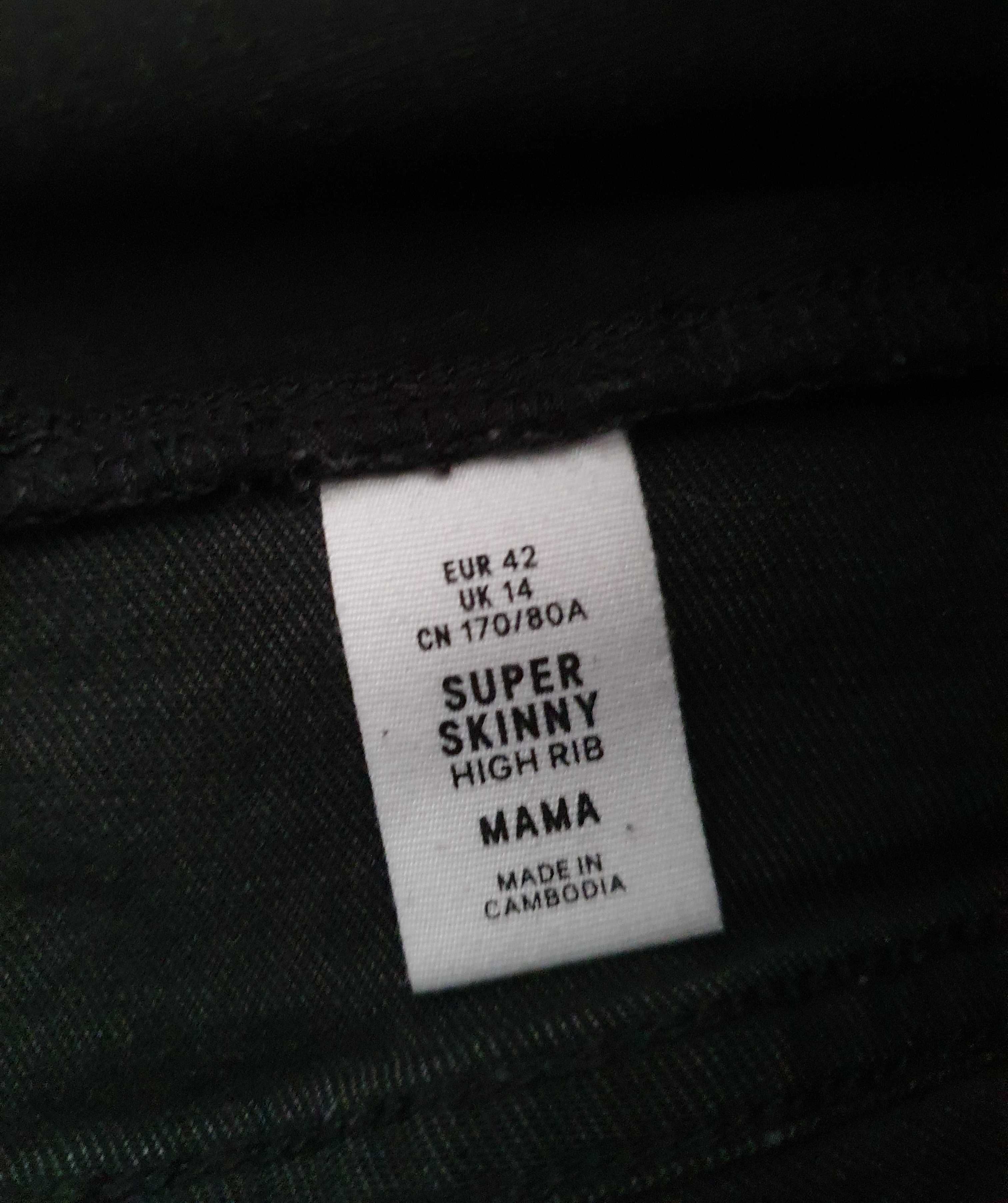 Spodnie jeansy ciążowe H&M Mama