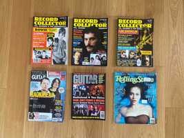 Gazety muzyczne: Record Collector, Total Guitar, Rolling Stone