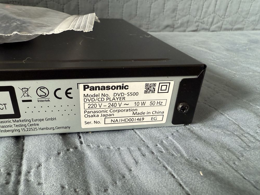 Sprzedam używany odtwarzacz DVD Panasonic DVD-S500