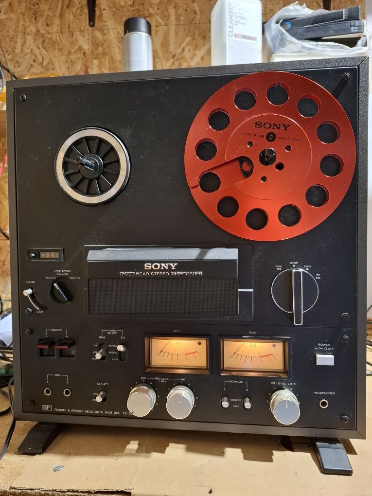 Magnetofon szpulowy sony TC-399