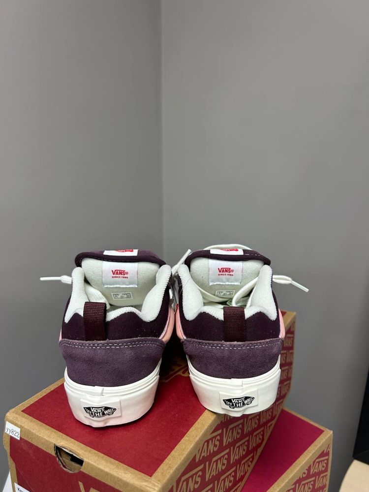 Оригинальные кеды Vans Knu Skool Original Burgundy Pink