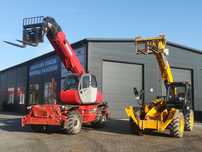 Wynajem ładowarek teleskopowych Manitou JCB cała Polska Korona Rental