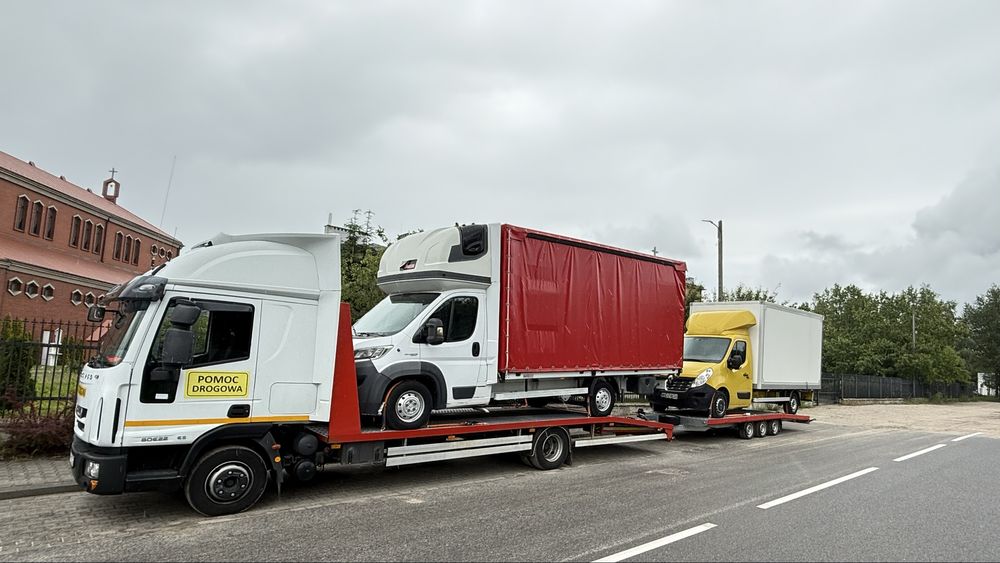 Iveco Eurocargo Autolaweta Pomoc Drogowa Najazd Bus