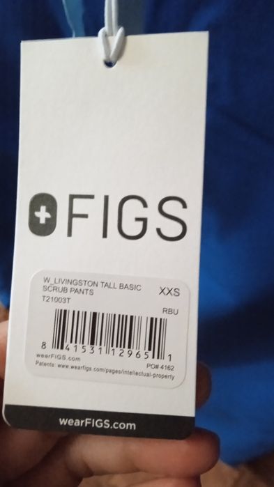 Медичні штани волошкового кольору