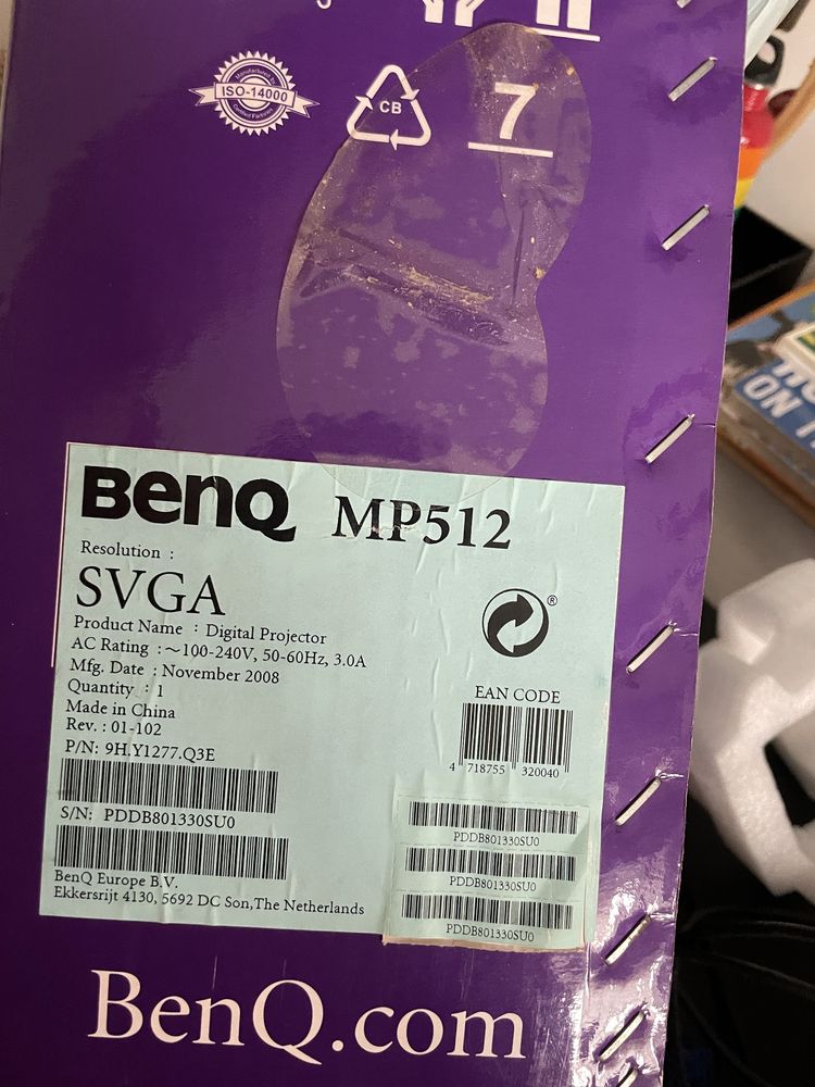 projetor BENQ MP512