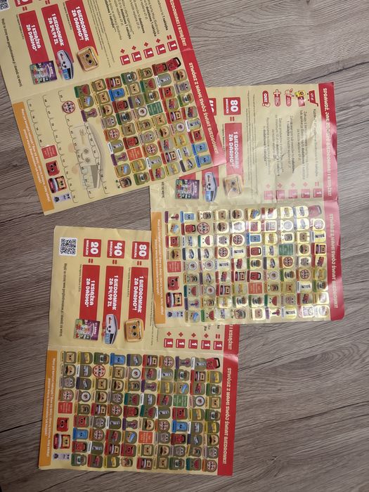 Naklejki z Biedronki, Biedroniaki, 213 naklejek