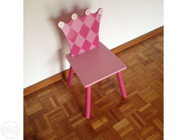Cadeira princesa para menina
