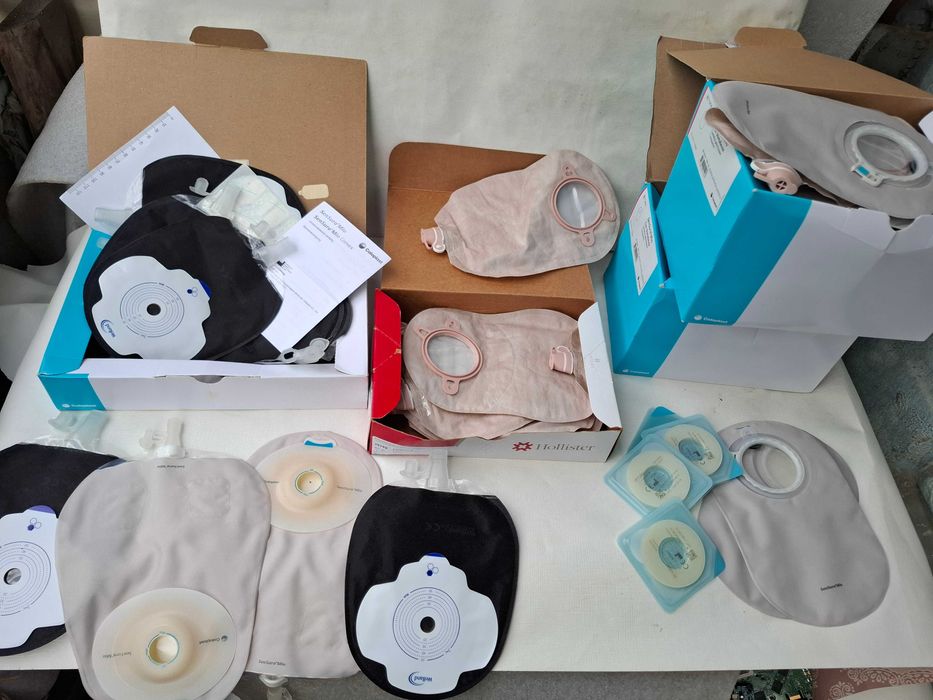 Мочеприемники и калоприемники.