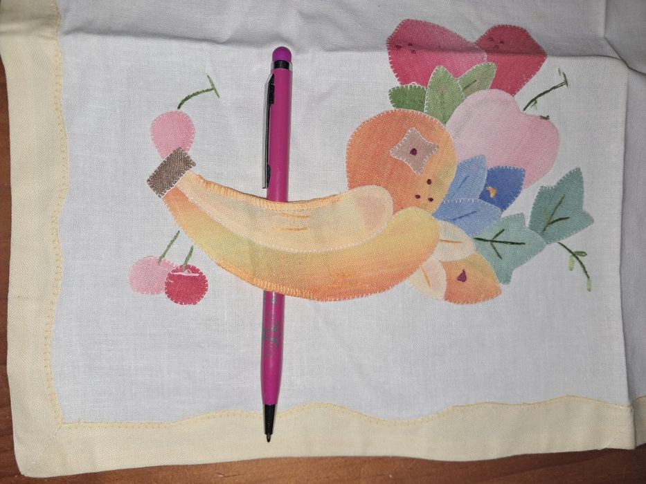 Pano com aplicações