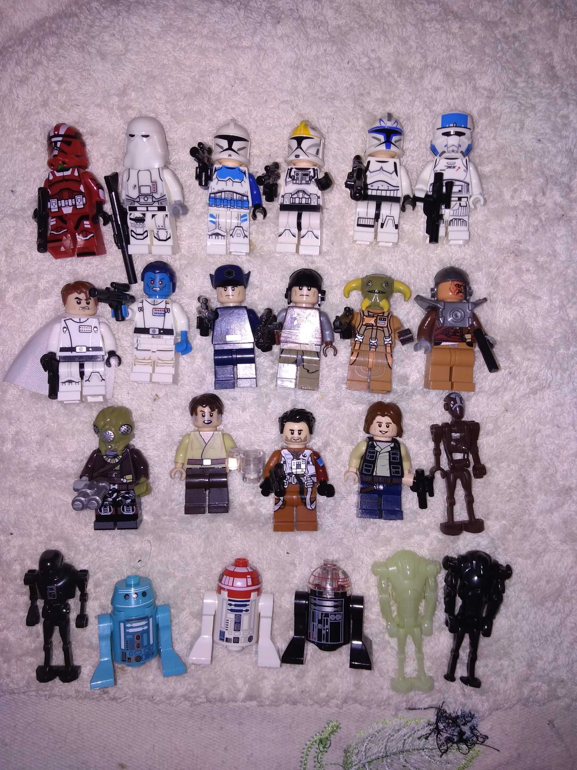 Figuras e mini naves Lego Star Wars