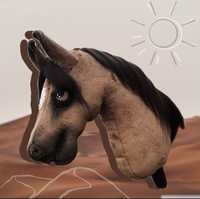 Hobby Horse Arab arabski gniady konik na kiju A4 premium realistyczny