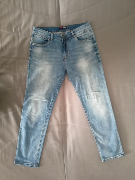 niebieskie jeansy męskie r. 34