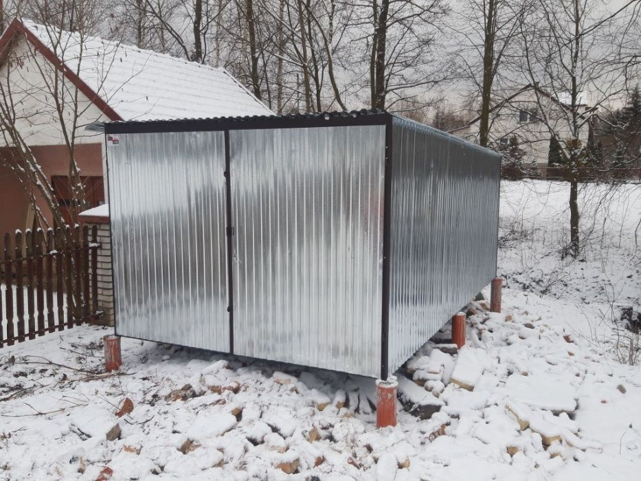 Blaszak mobilny 3x5 w ocynku Standard Transport