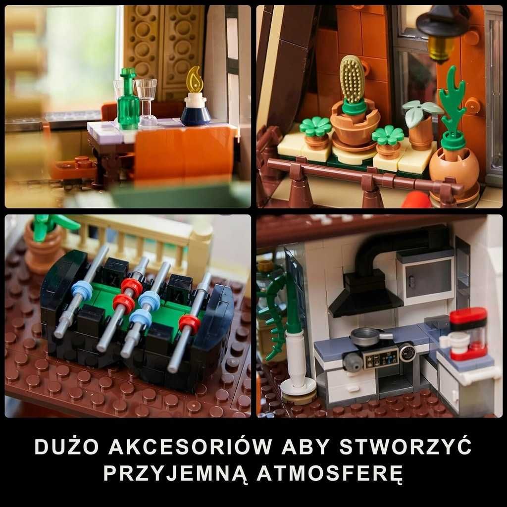 *2010 sz.* Klocki Wiejski Domek Konstrukcyjne Kompatybilne z LEGO NOWE