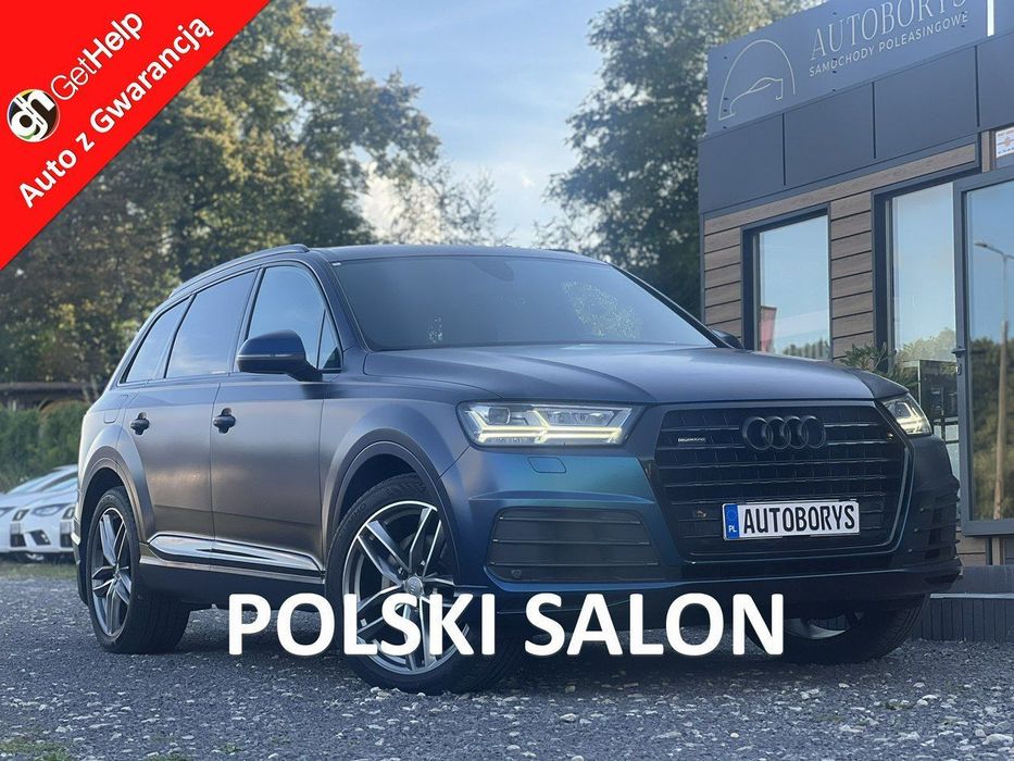 Audi Q7 Salon Polska Poleasingowy II właściciel Serwis ASO Bezwypadkowy