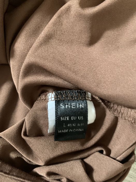 Czekoladowe brazowe body marki Shein rozmiar L