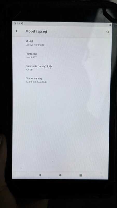 Tablet lenovo 8 TB-8504X