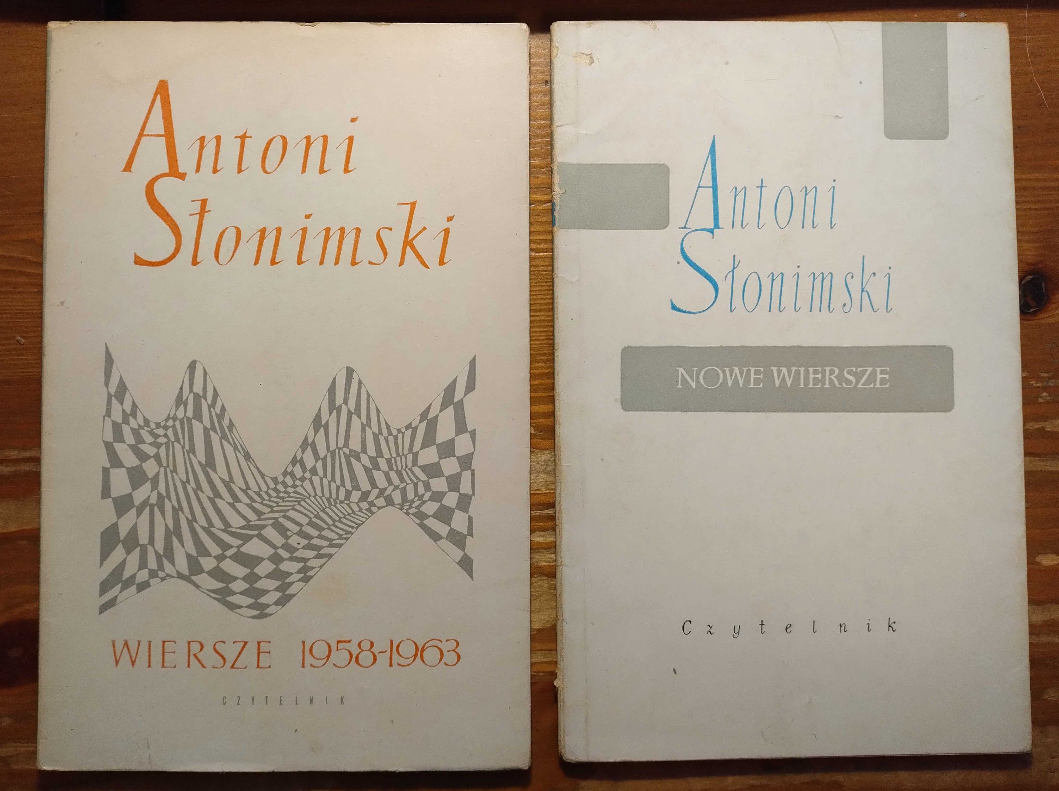Antoni Słonimski Wiersze 1958 - 1963, nowe wiersze,