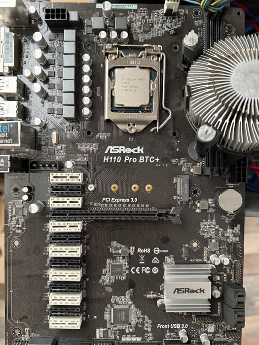 Plyta glowna asrock h110 pro btc intel G4560