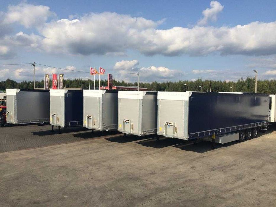 Wynajem naczep chłodni firanek nowe i używane