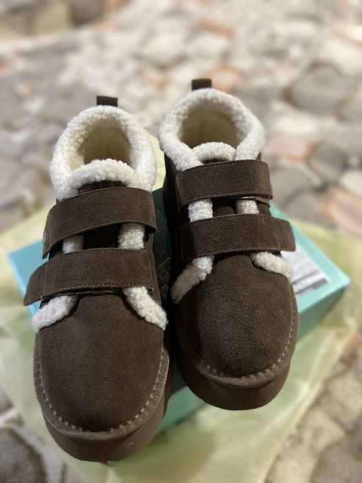 Зимові ботинки замшеві Тедді