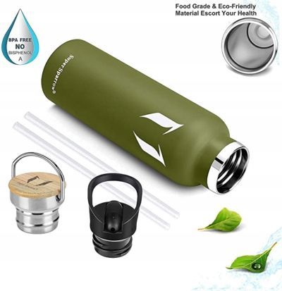 Super Sparrow Butelka na wodę ze stali nierdzewnej, 1000ml