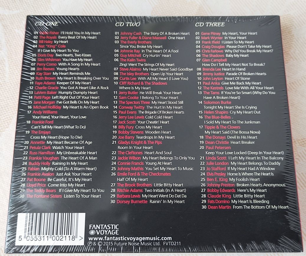 Vários - Great Songs Of The Heart - 3CD Novo