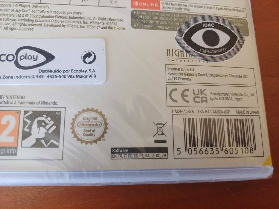 Ghostbusters Nintendo switch