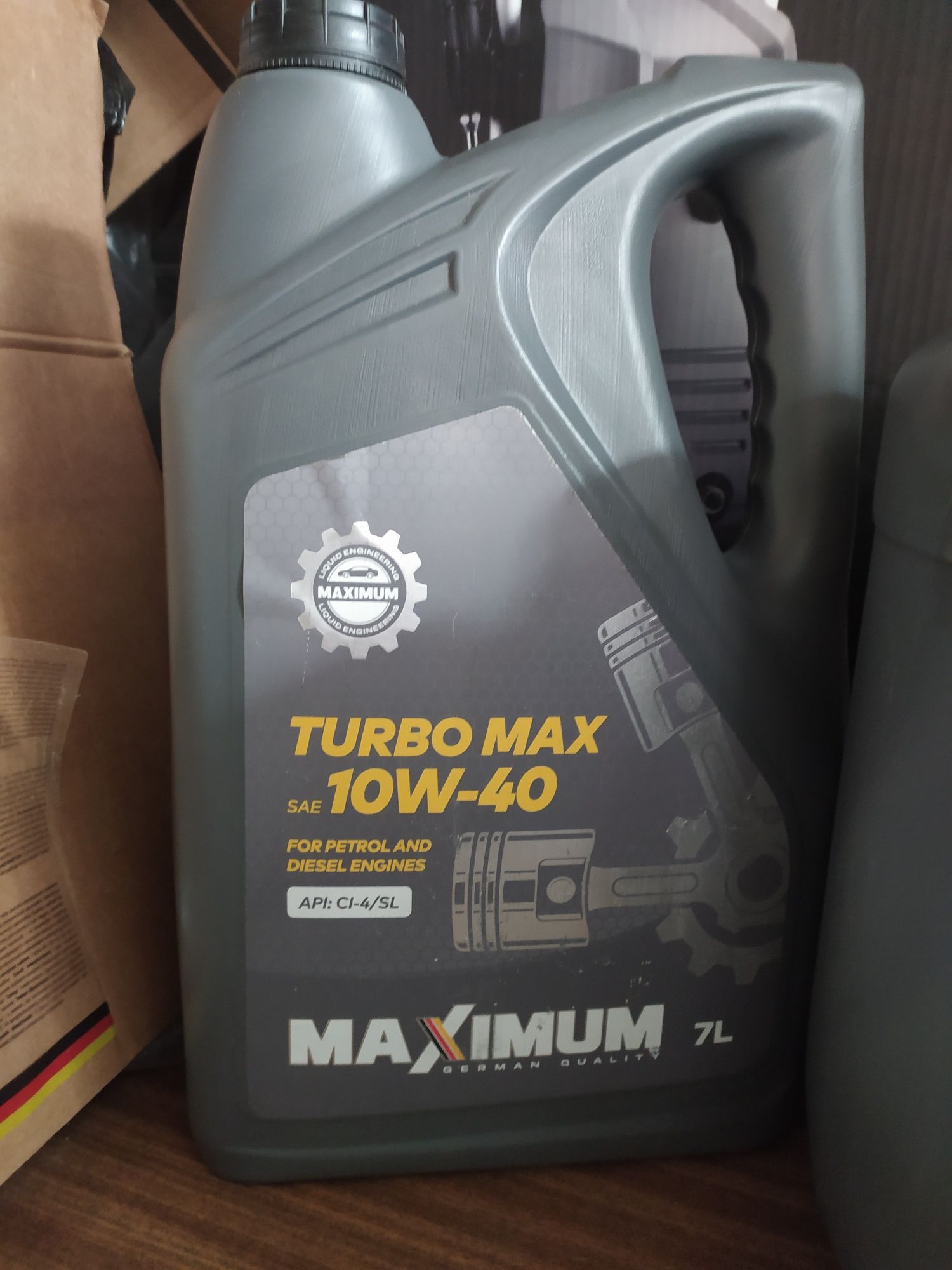 MAXIMUM Turbo-Max 10W40 CI-4/SL 7л/10л (Азербайджан)