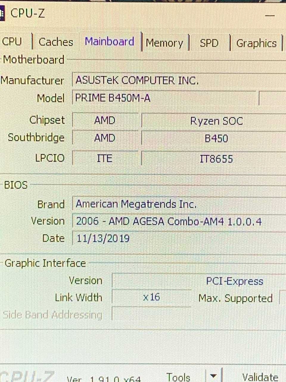 Материнська плата ASUS Prime B450M-A AM4