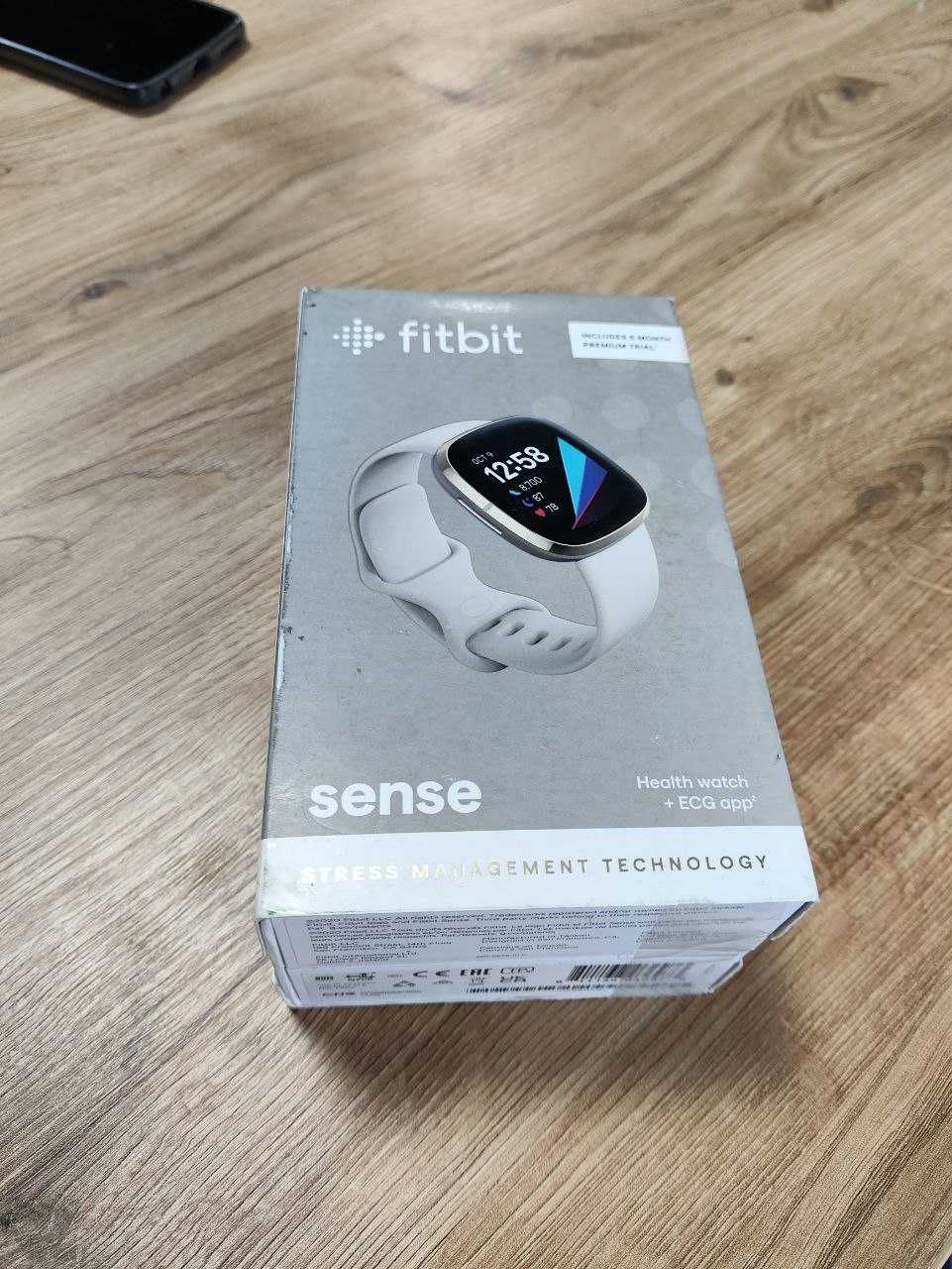 Новий смарт годинник Fitbit Sense Health watch + ECG app FB512