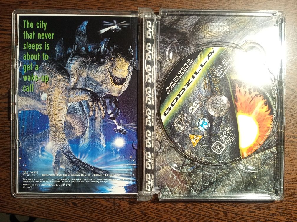 Godzilla film DVD