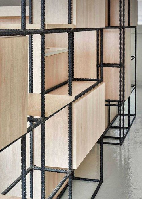 Стеллаж/столы/стулья в стиле лофт/полки/кашпо