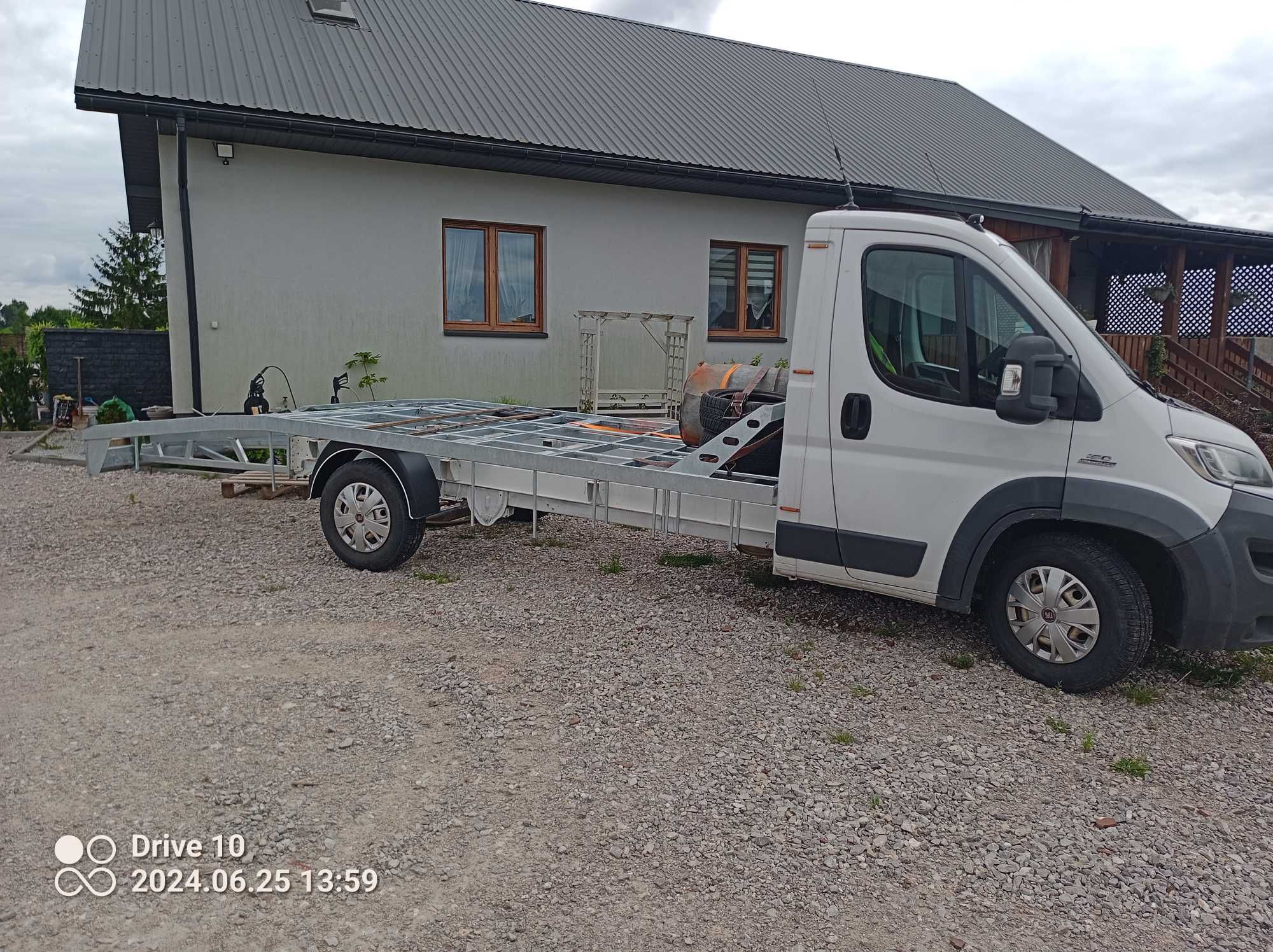 Zabudowa nowy najazd fiat ducato citroen jumper boxer ok 510 cm