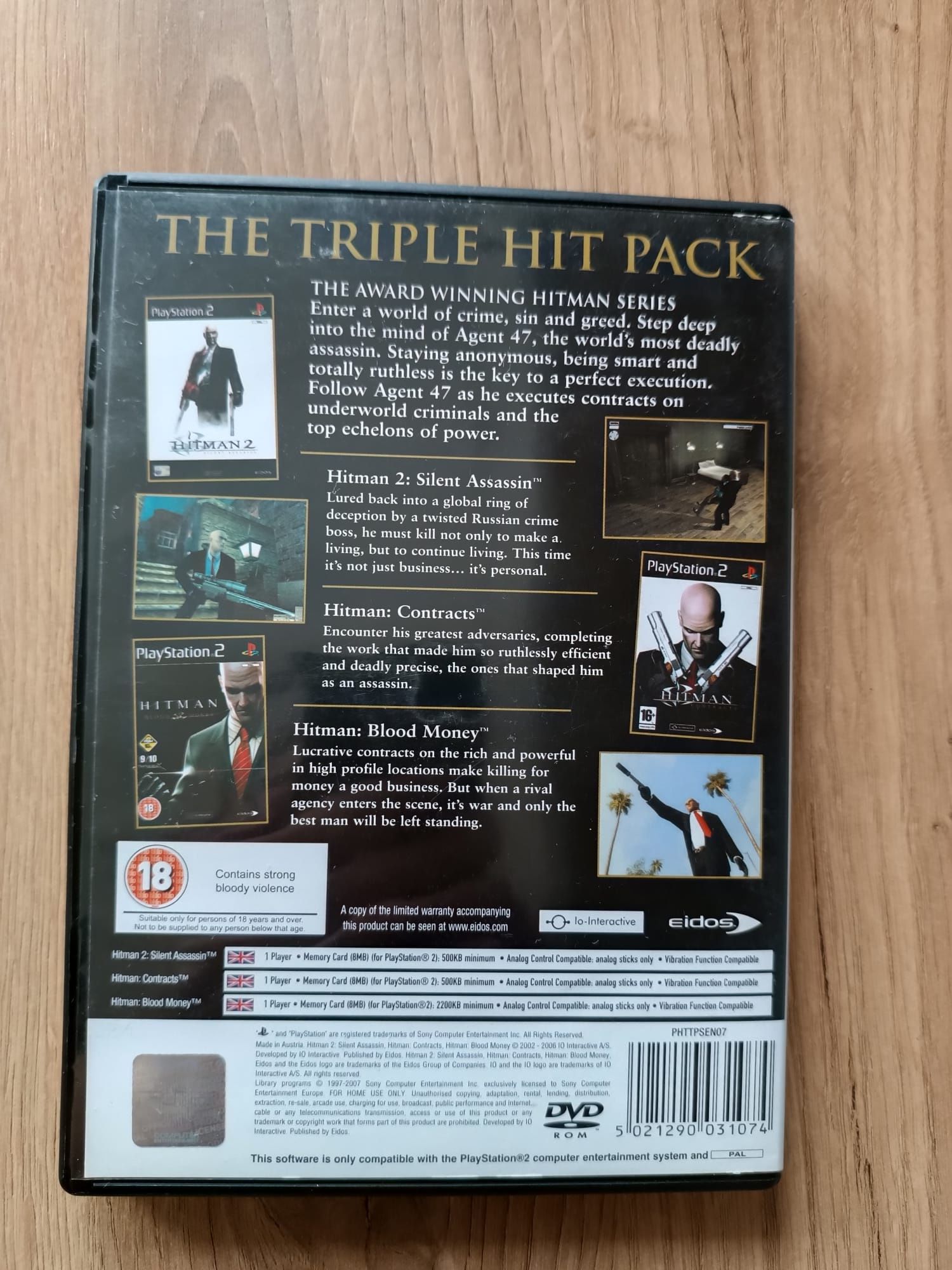 Hitman Triple Pack Playstation 2