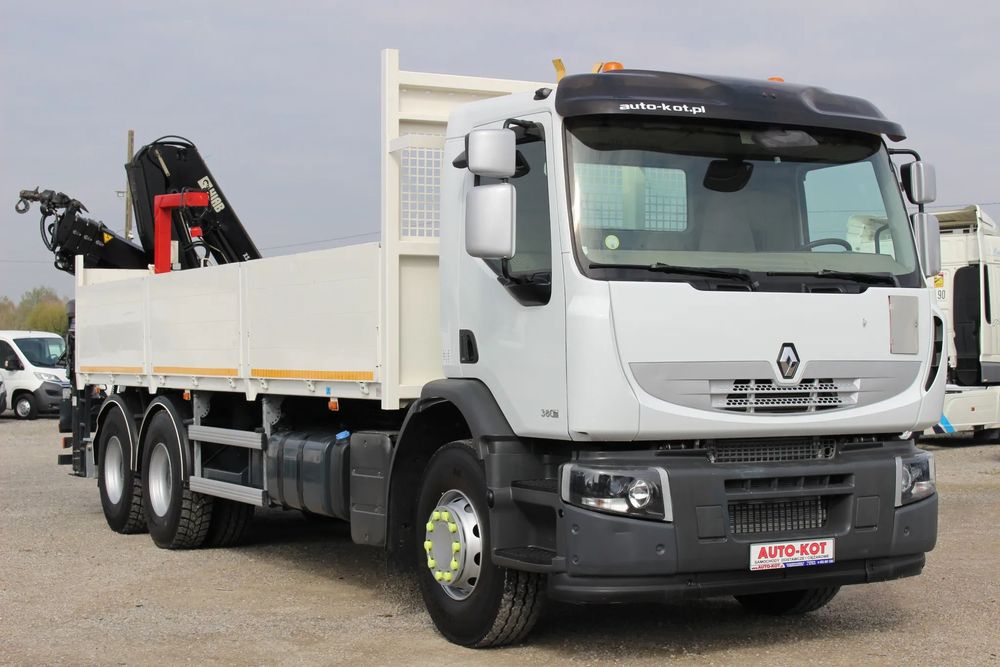 Renault PREMIUM 380 *EEV*/6X4/HDS HIAB XS 166/Pilot /**SERWIS**/ IDEALNY STAN /