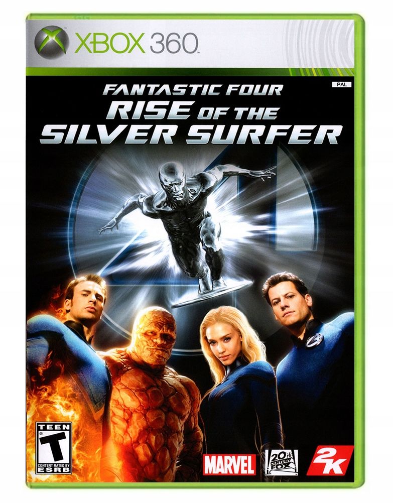 Xbox 360 Fantastic Four Rise Of The Silver Surfer