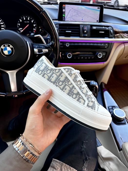 Sneakersy Dior b23 platform grey