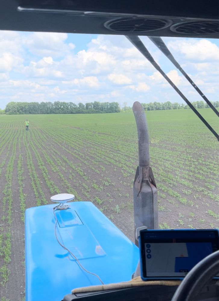 Агронавігатор geotrack RTK L1/L2 Система паралельного водіння