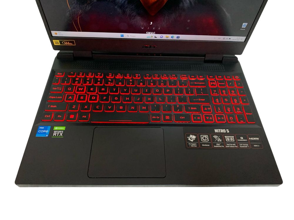 ACER NITRO 15’6 144Hz NVIDIA RTX 3050 Intel I5 12500H