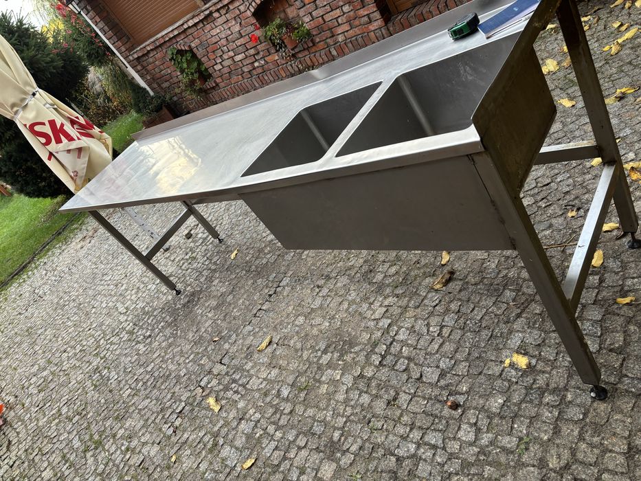 Stół gastronomiczny ze zlewem