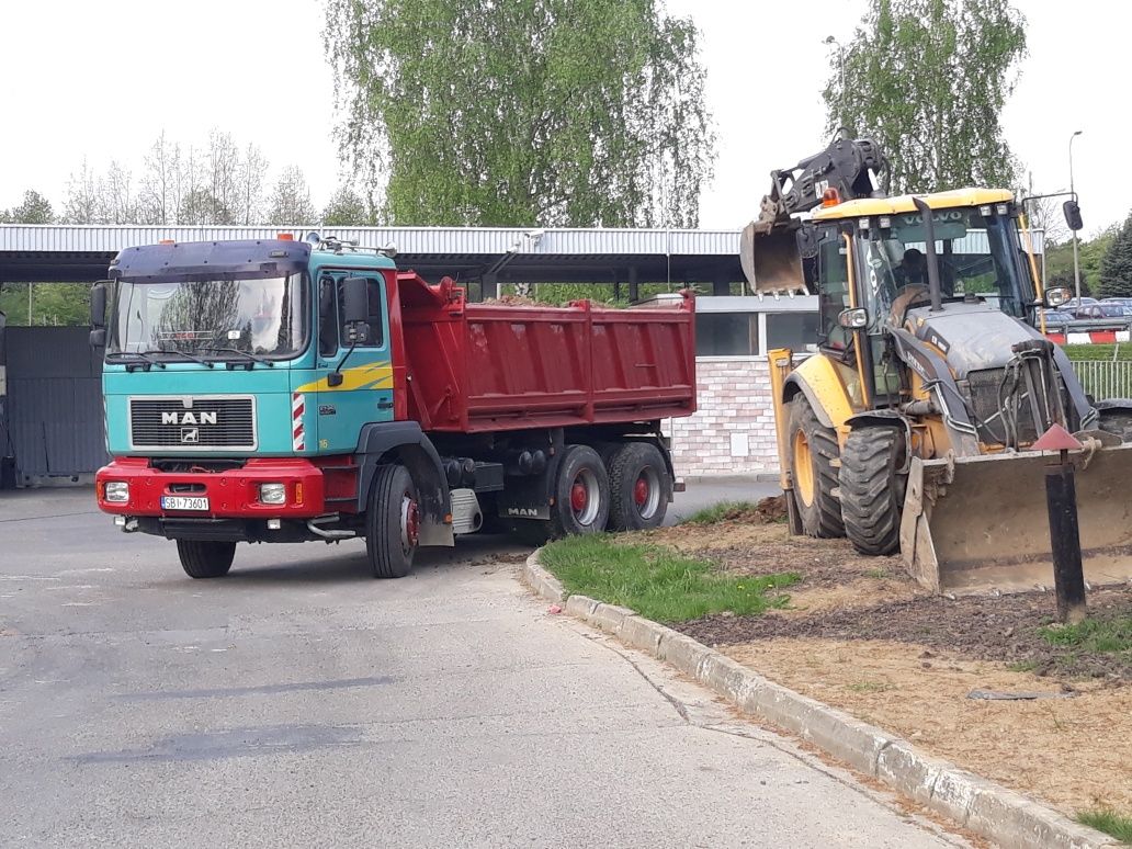 TRANSPORT Wywóz  Ziemia Gruz Kliniec Łupek Roboty Ziemne  Wynajem