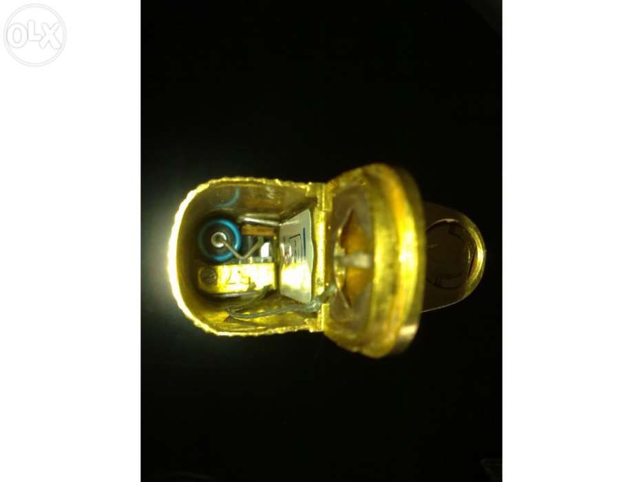 Ronson 15v electronic 7 butane lighter gold vintage