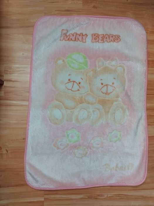 gruby puszysty kocyk 77x120