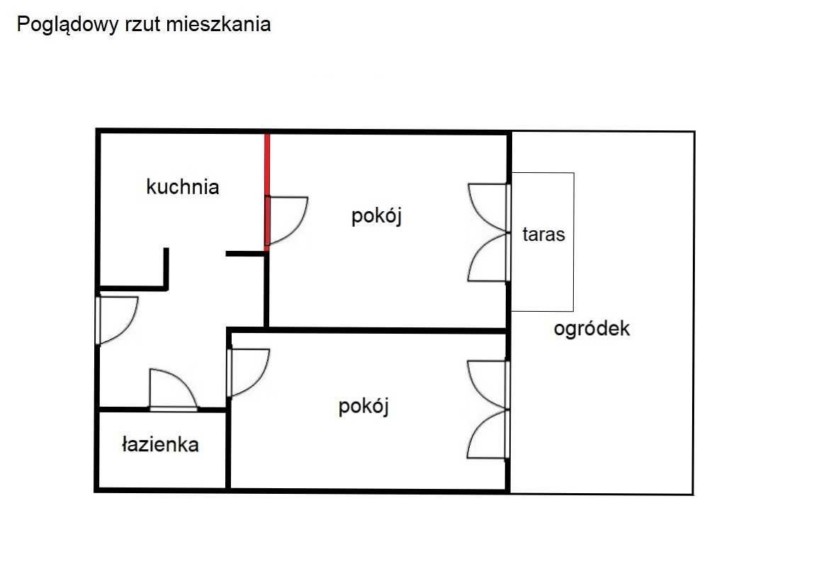 Bemowo/2 pok/40,6m2/ogródek/garaż/2018r