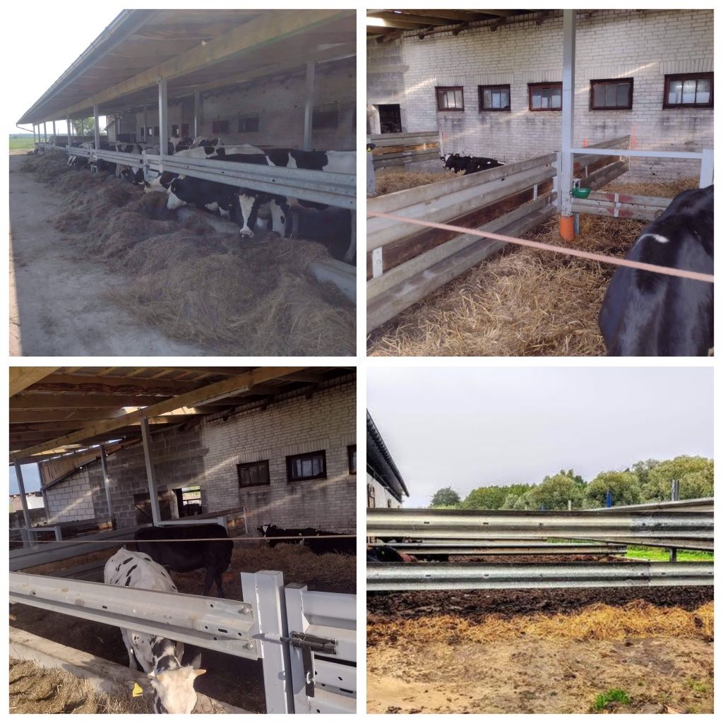 Bariery drogowe 4,3m wygrodzenia dla bydła, słupy, grodzice, larsen